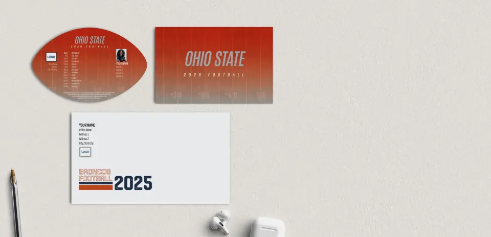 Football Shaped Magnet with Insert