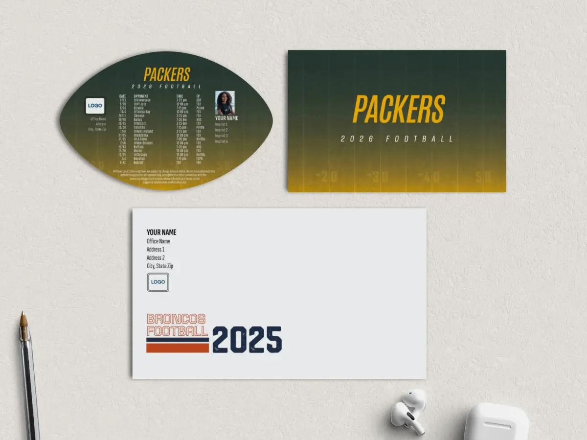 Football Shaped Magnet with Insert