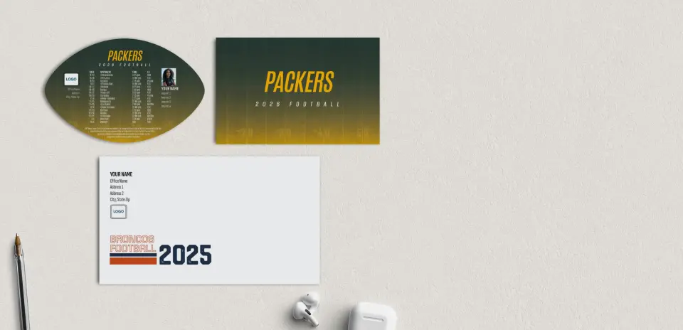 Football Shaped Magnet with Insert