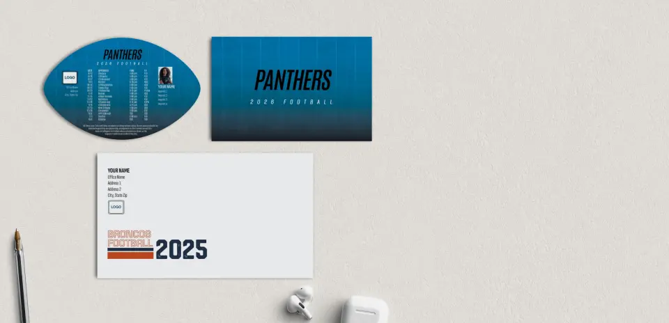 Football Shaped Magnet with Insert