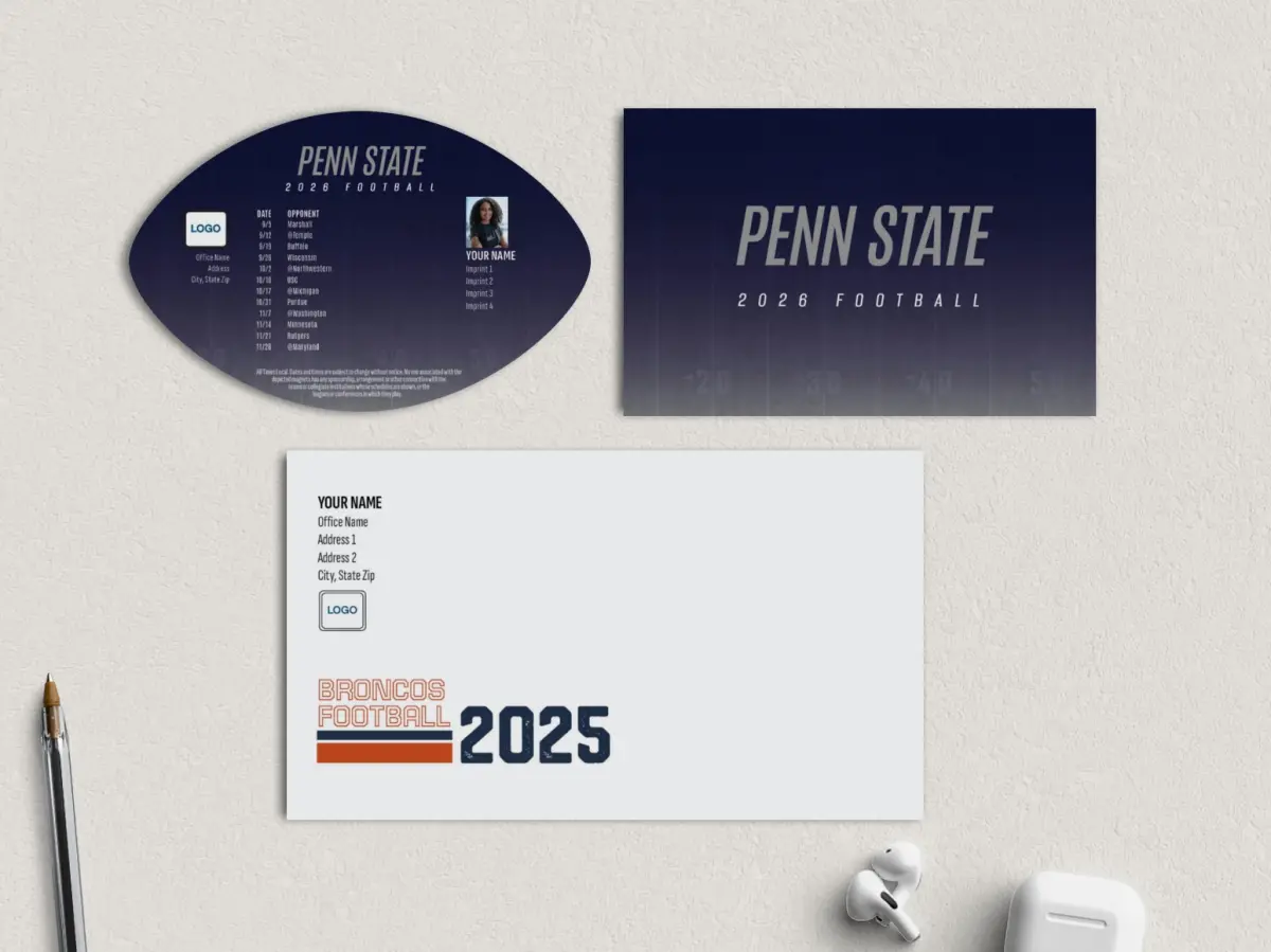 Football Shaped Magnet with Insert