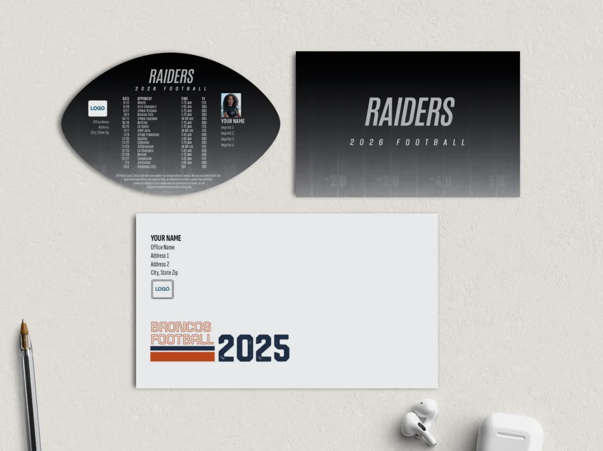 Football Shaped Magnet with Insert