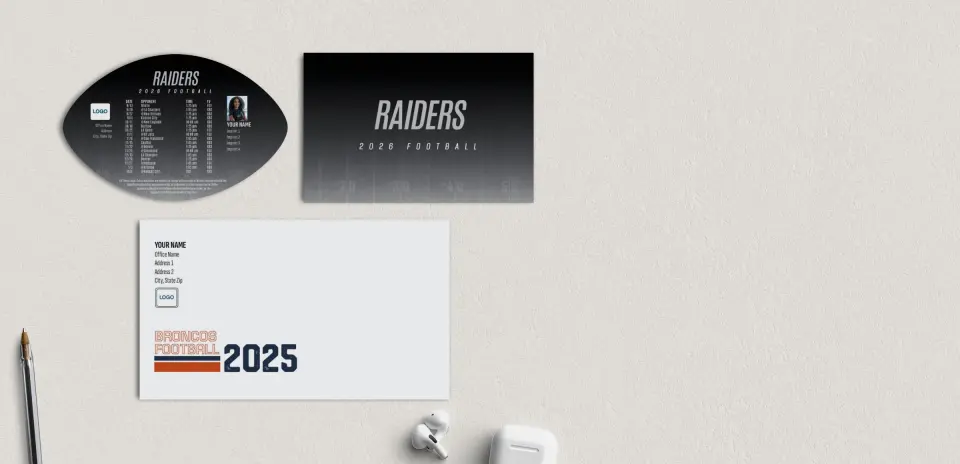 Football Shaped Magnet with Insert