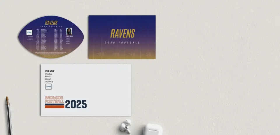 Football Shaped Magnet with Insert