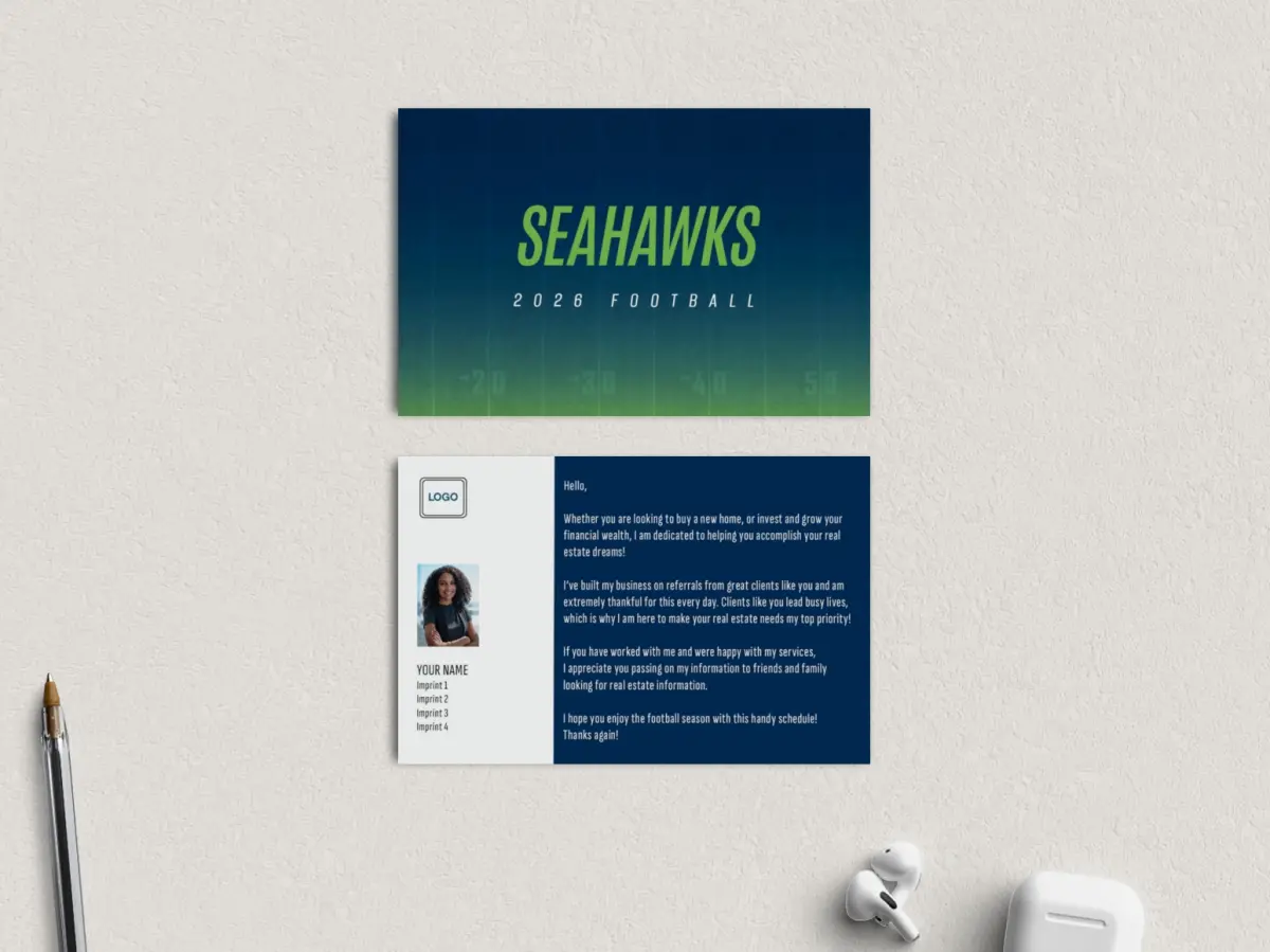 Football Shaped Magnet with Insert