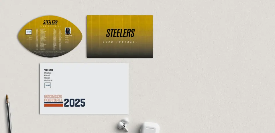 Football Shaped Magnet with Insert