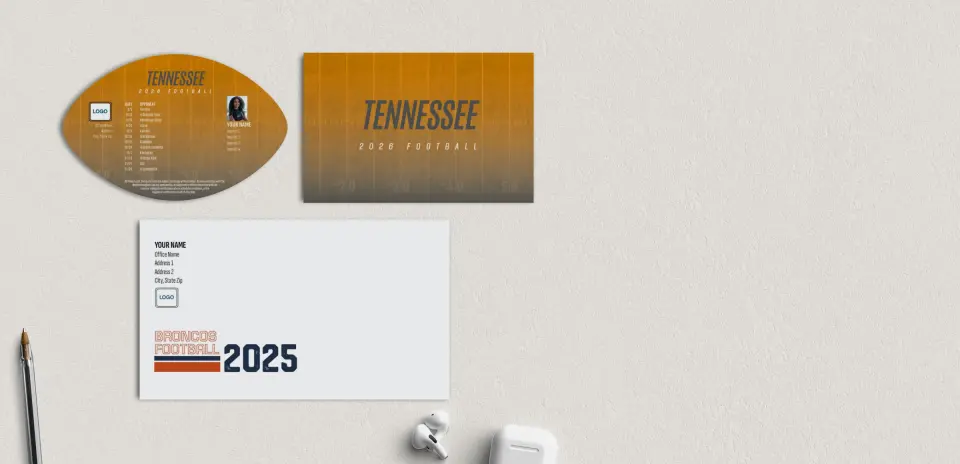 Football Shaped Magnet with Insert