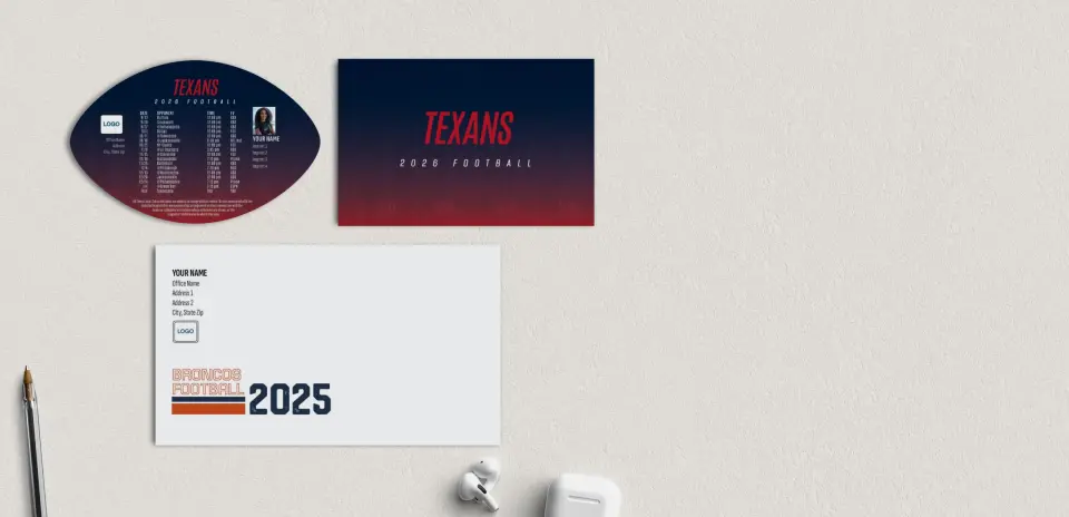 Football Shaped Magnet with Insert