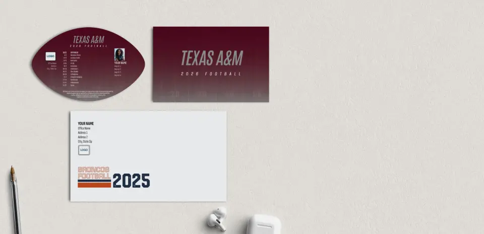 Football Shaped Magnet with Insert