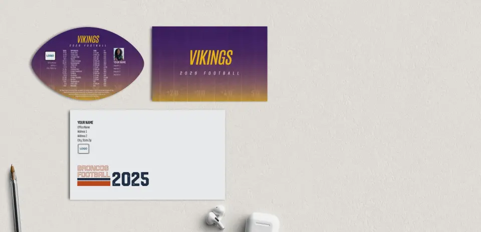 Football Shaped Magnet with Insert