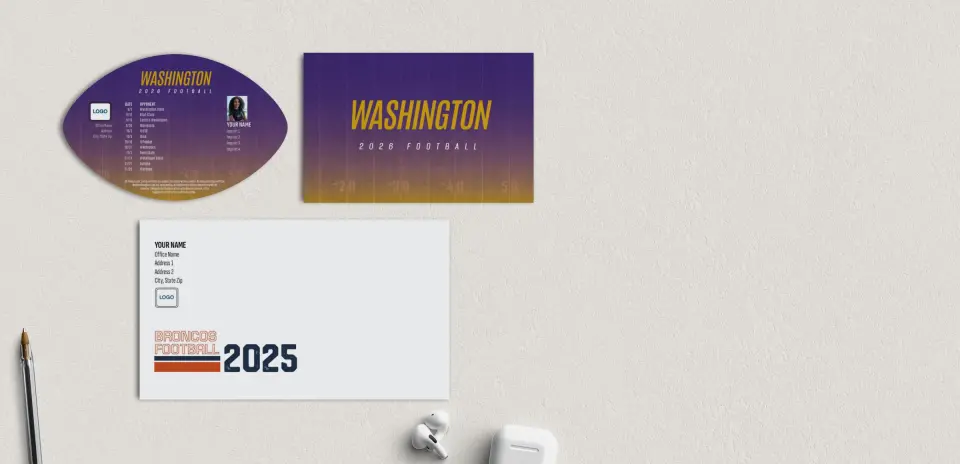 Football Shaped Magnet with Insert