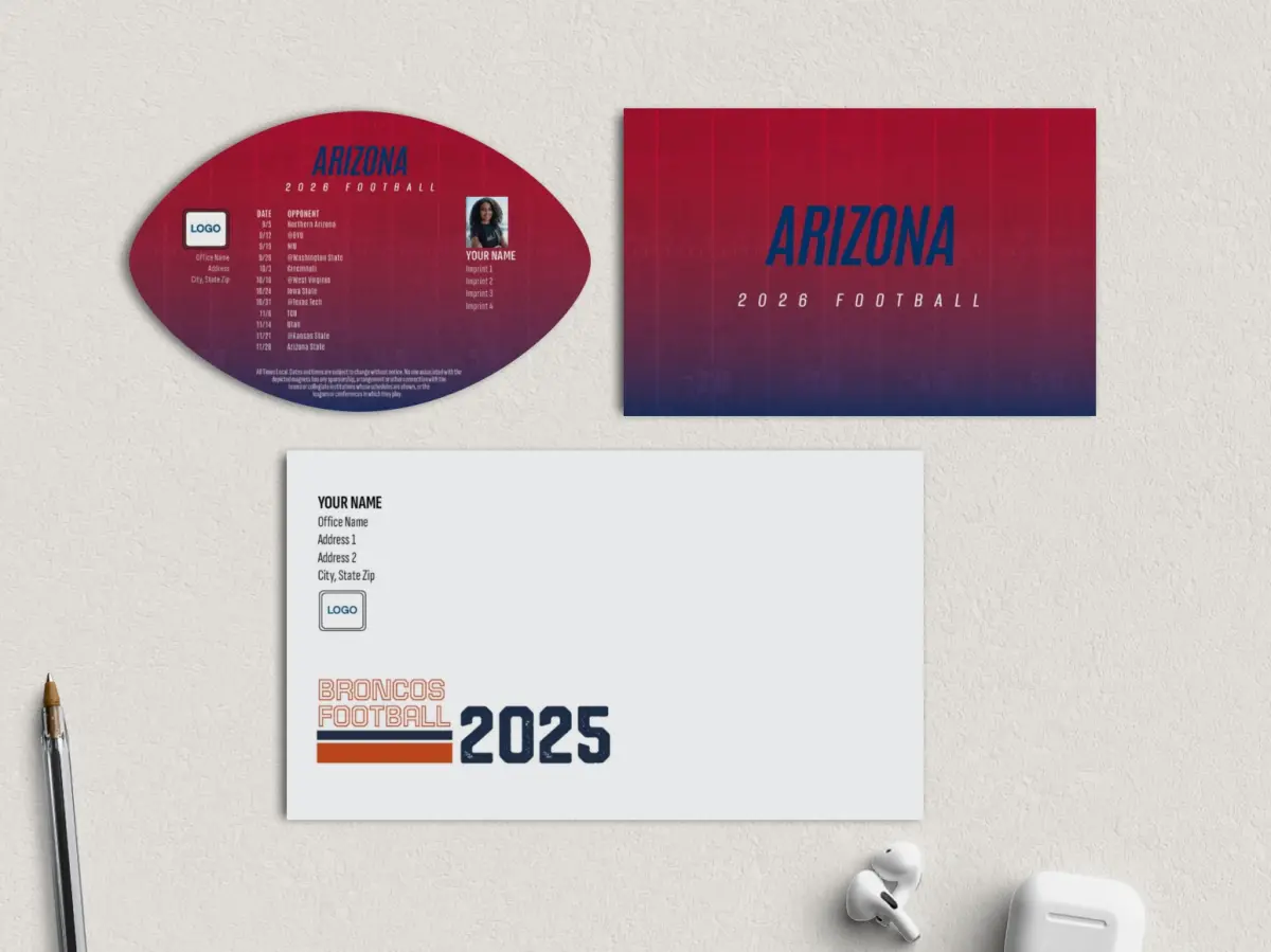 Football Shaped Magnet with Insert