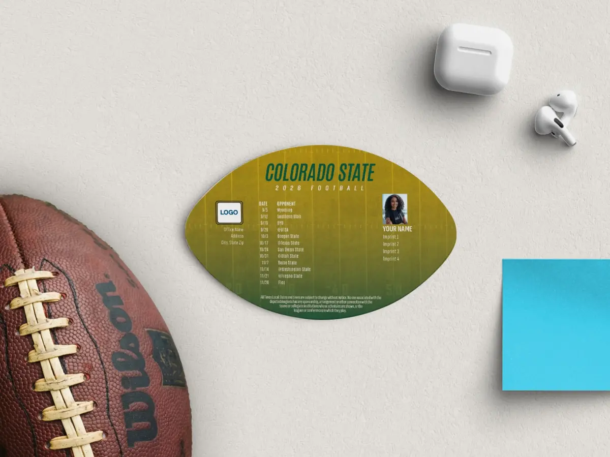 Football Shaped Magnet