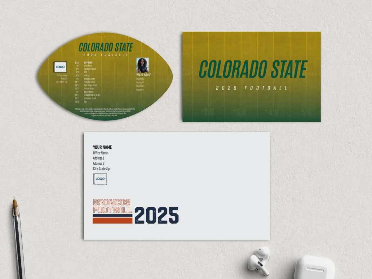 Football Shaped Magnet with Insert