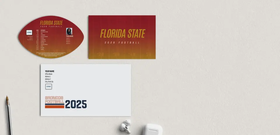 Football Shaped Magnet with Insert