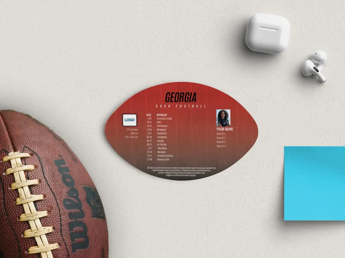 Football Shaped Magnet