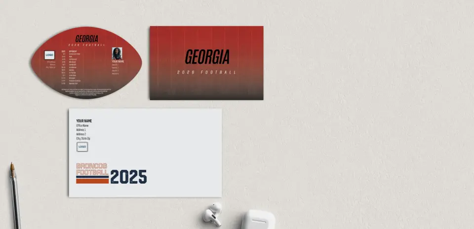 Football Shaped Magnet with Insert