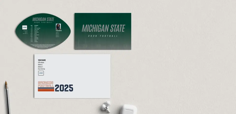 Football Shaped Magnet with Insert