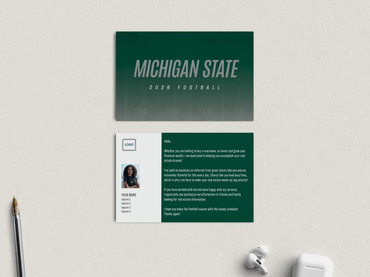Football Shaped Magnet with Insert