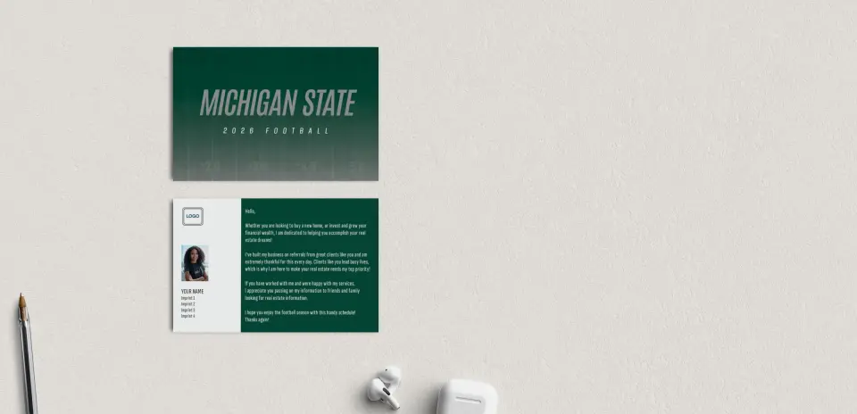 Football Shaped Magnet with Insert