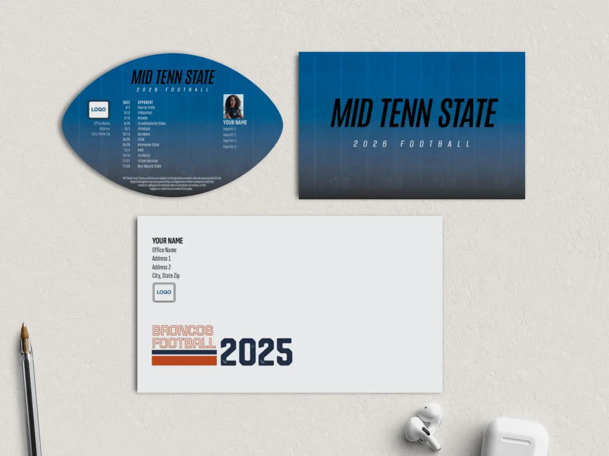 Football Shaped Magnet with Insert