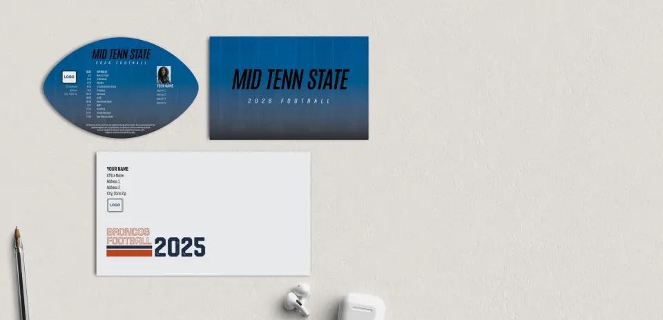 Football Shaped Magnet with Insert