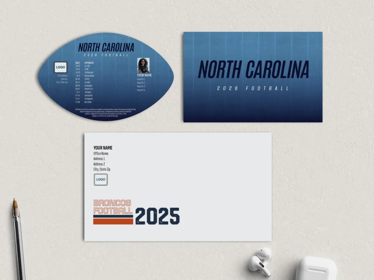 Football Shaped Magnet with Insert
