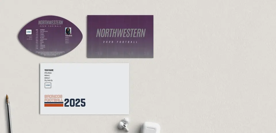 Football Shaped Magnet with Insert