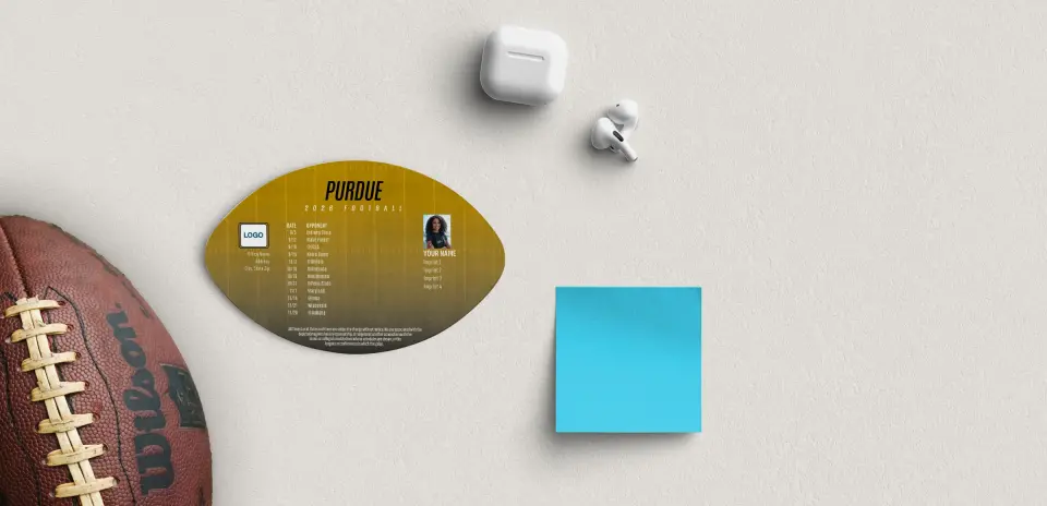Football Shaped Magnet