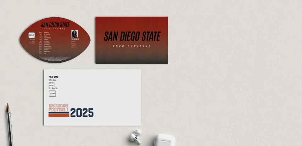 Football Shaped Magnet with Insert