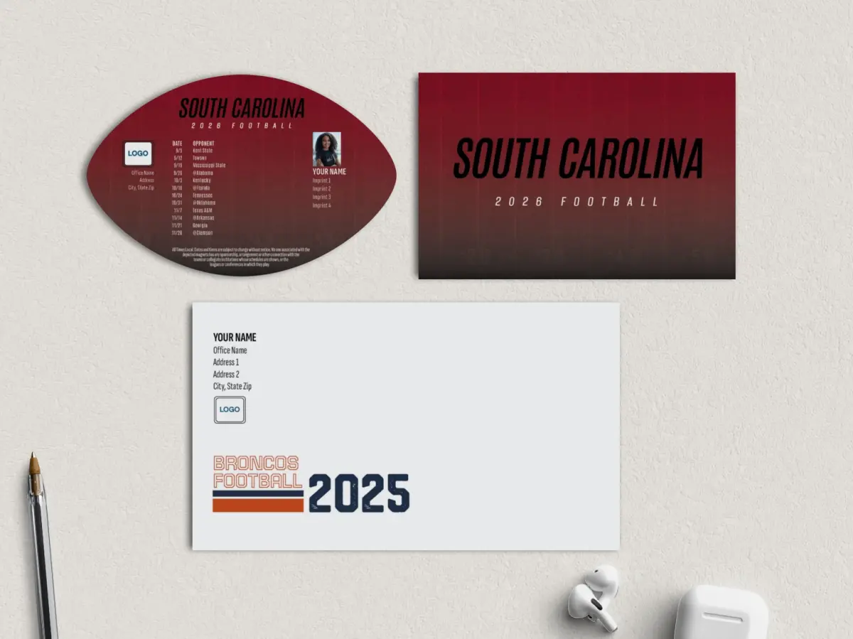 Football Shaped Magnet with Insert