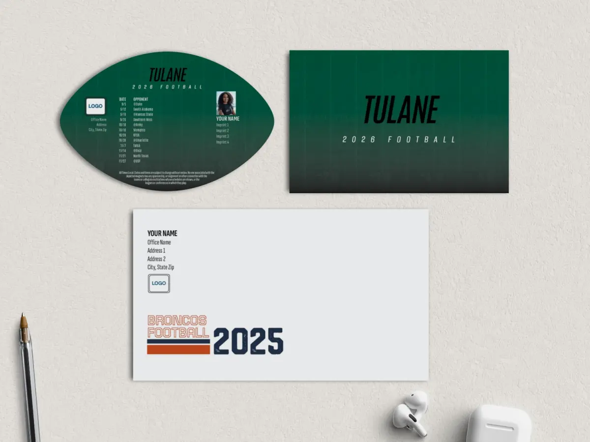 Football Shaped Magnet with Insert
