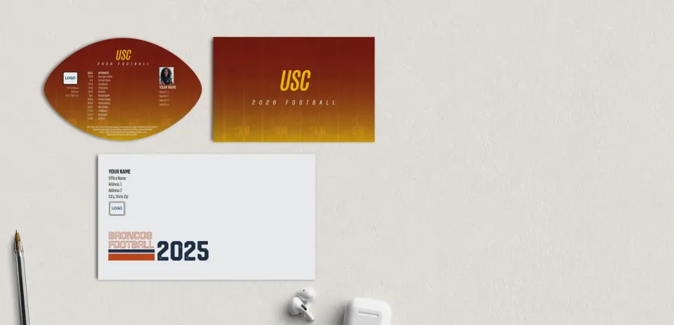 Football Shaped Magnet with Insert