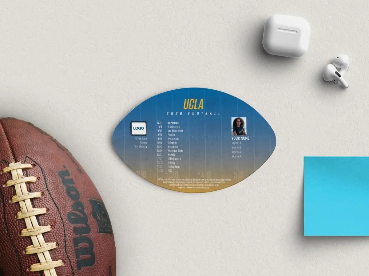Football Shaped Magnet
