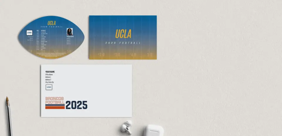 Football Shaped Magnet with Insert