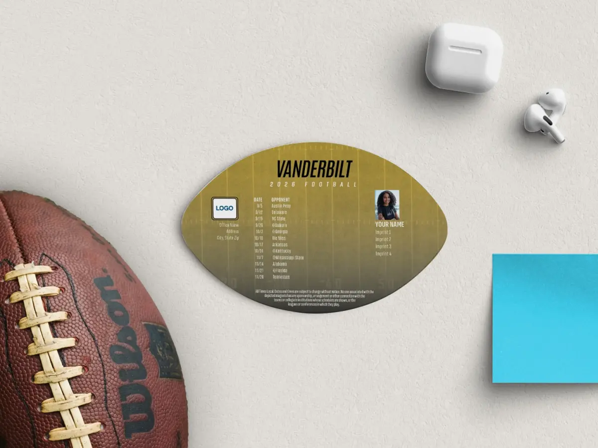 Football Shaped Magnet