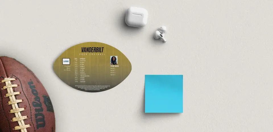 Football Shaped Magnet