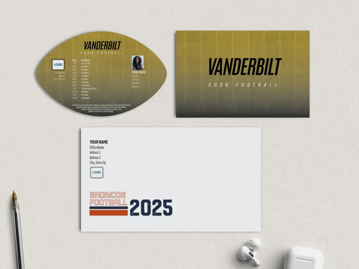 Football Shaped Magnet with Insert
