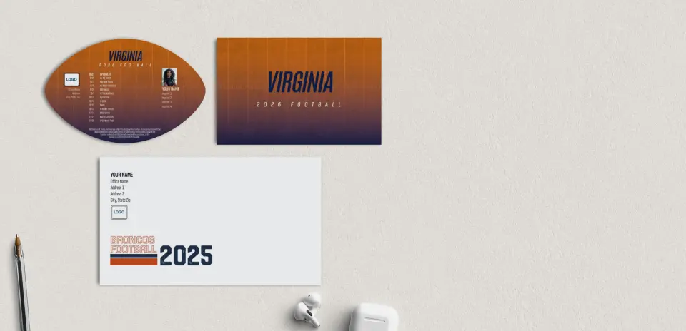 Football Shaped Magnet with Insert
