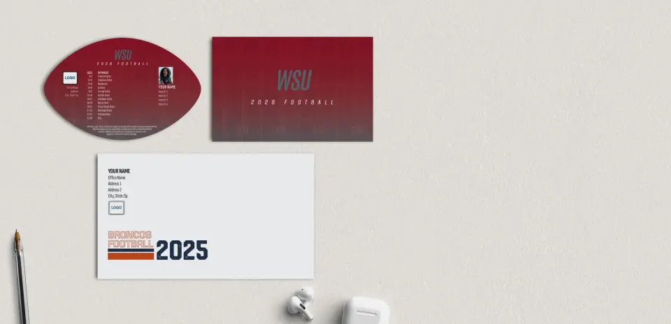 Football Shaped Magnet with Insert
