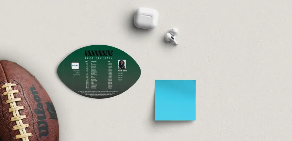 Football Shaped Magnet