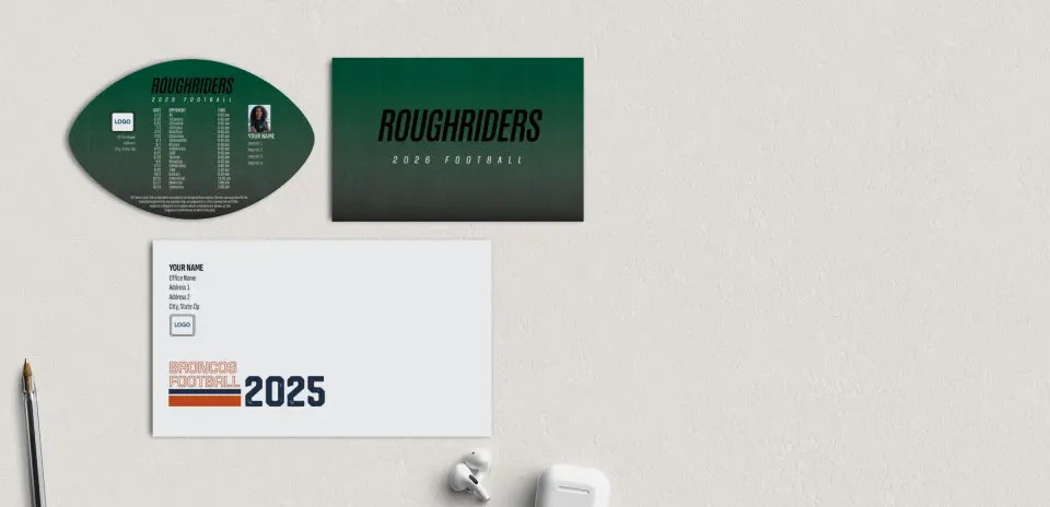 Football Shaped Magnet with Insert