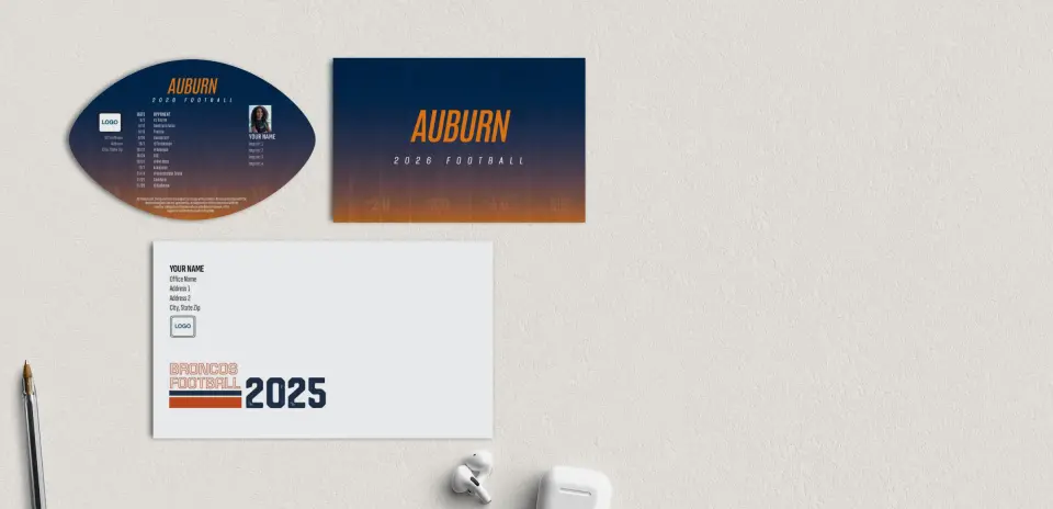 Football Shaped Magnet with Insert