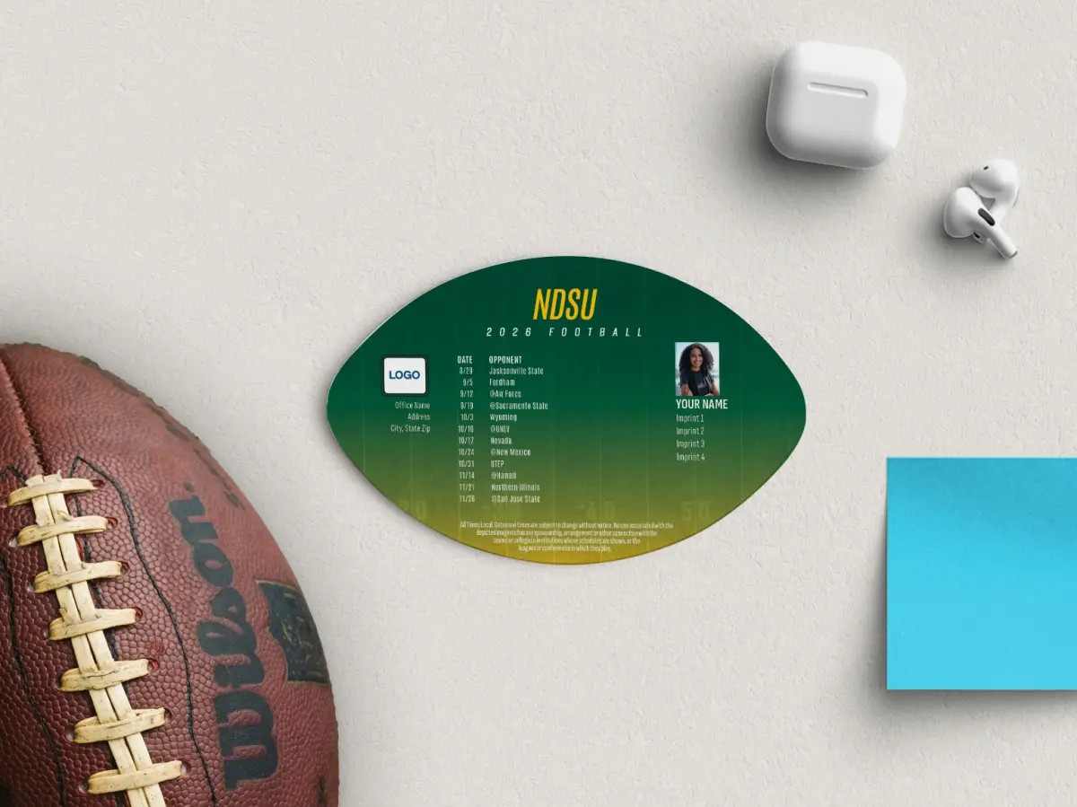 Football Shaped Magnet
