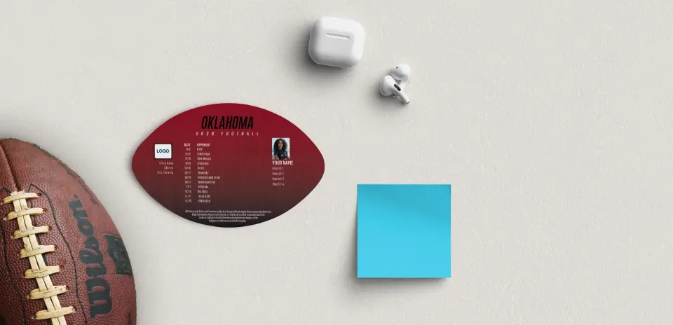 Football Shaped Magnet