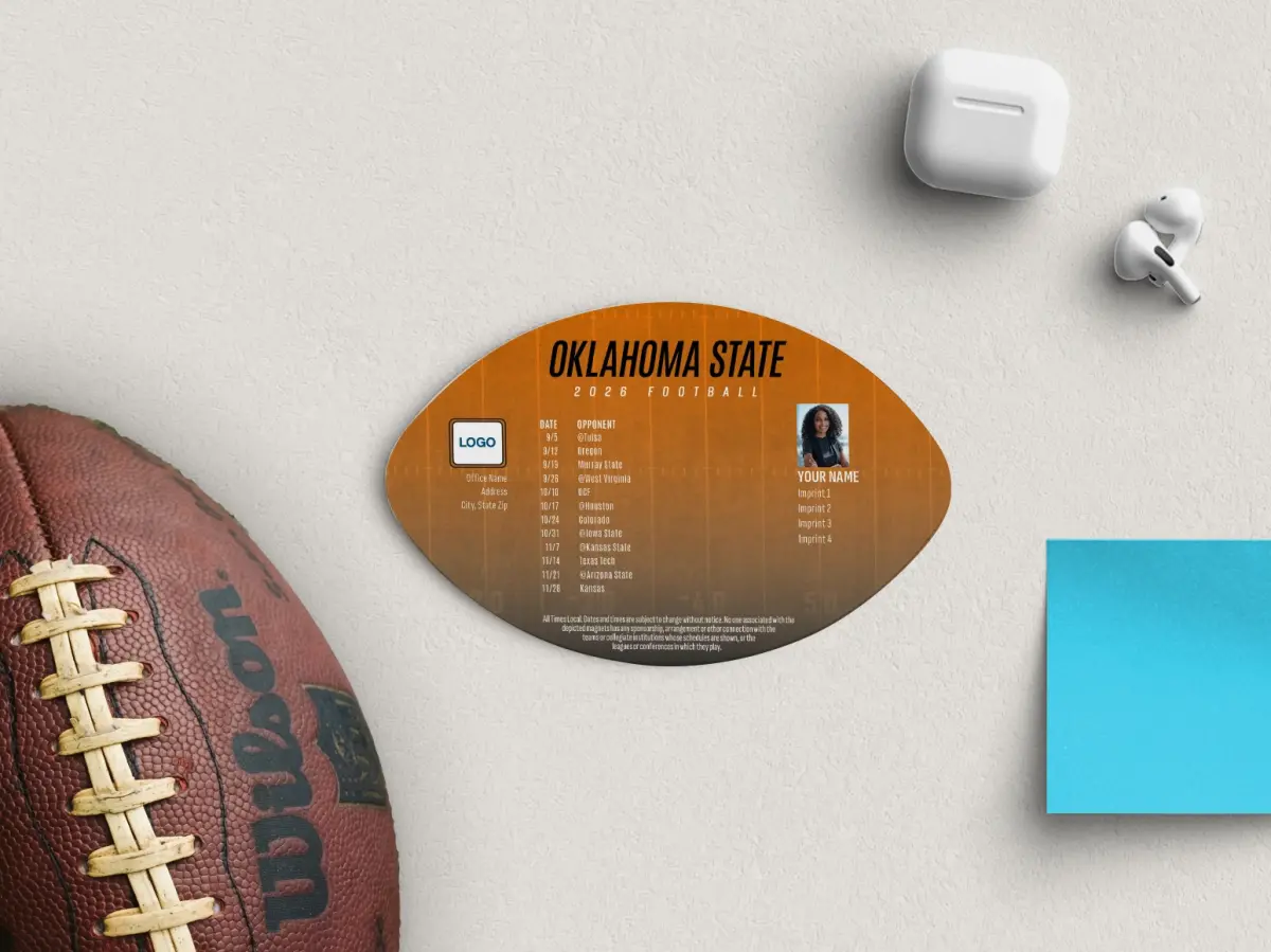 Football Shaped Magnet