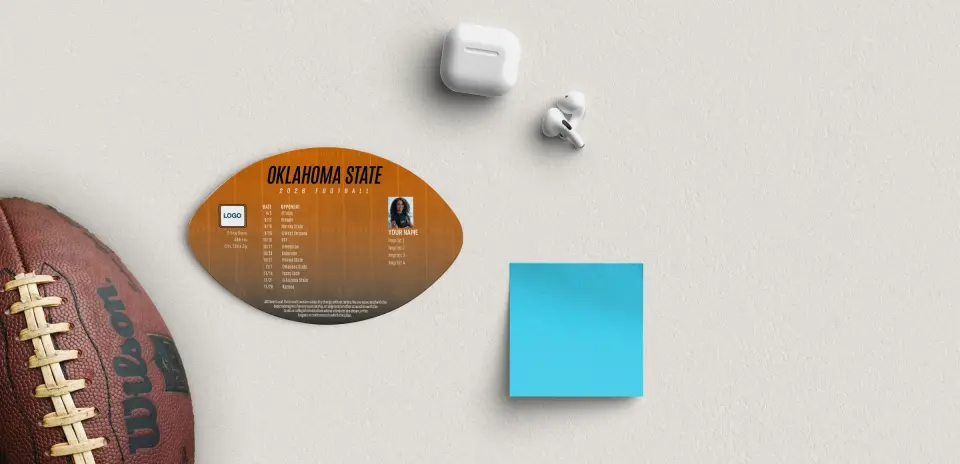 Football Shaped Magnet
