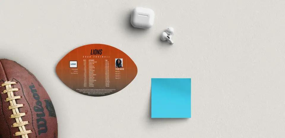 Football Shaped Magnet