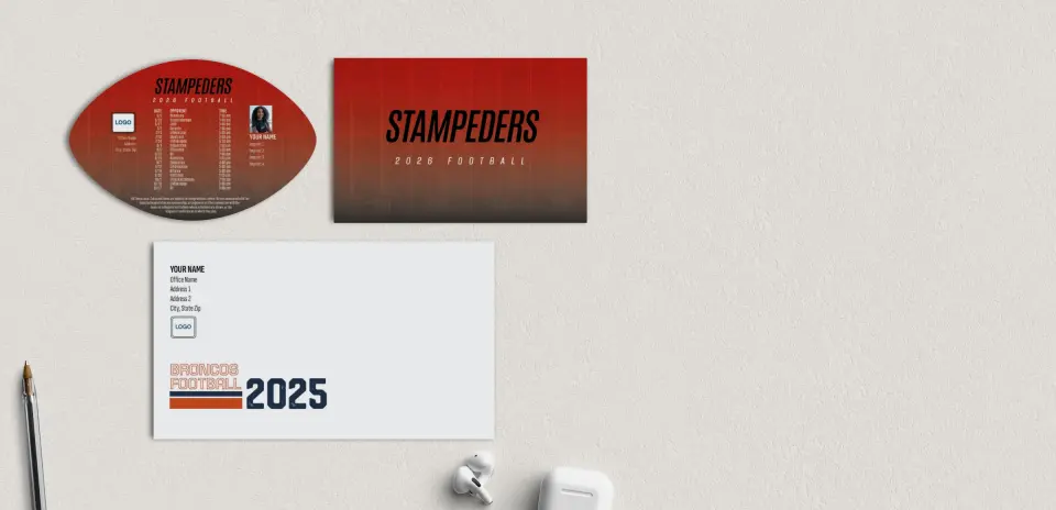 Football Shaped Magnet with Insert