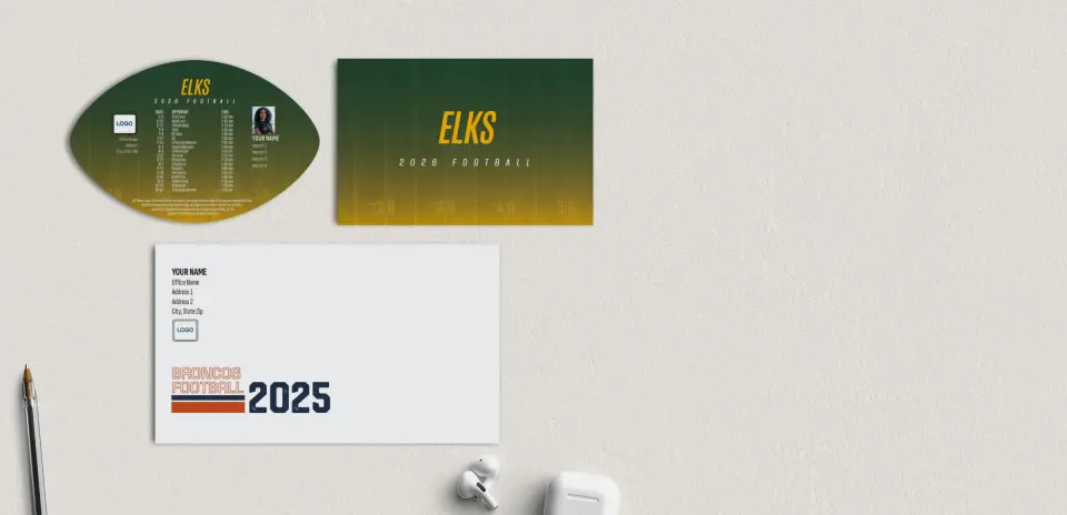 Football Shaped Magnet with Insert